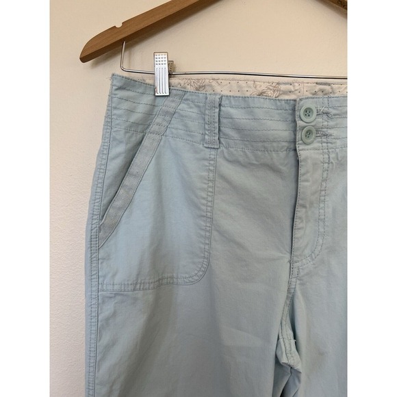 Dockers women's Capri pants light blue drawstring Size 14 - Picture 2 of 9